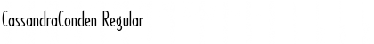 Download CassandraConden Font Download CassandraConden Font