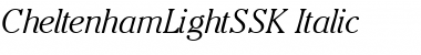 Download CheltenhamLightSSK Font Download CheltenhamLightSSK Font