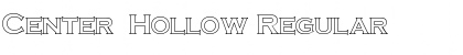 Download Center Hollow Font Download Center Hollow Font