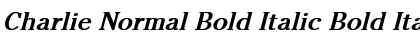 Download Charlie Normal Bold Italic Font Download Charlie Normal Bold Italic Font