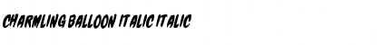 Download Charmling Balloon Italic Font Download Charmling Balloon Italic Font