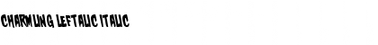 Download Charmling Leftalic Font Download Charmling Leftalic Font