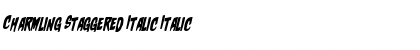Download Charmling Staggered Italic Font Download Charmling Staggered Italic Font