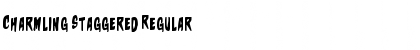 Download Charmling Staggered Font Download Charmling Staggered Font