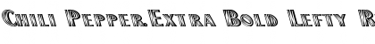 Download Chili Pepper-Extra Bold Lefty Font Download Chili Pepper-Extra Bold Lefty Font