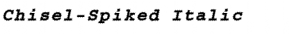 Download Chisel-Spiked Font Download Chisel-Spiked Font