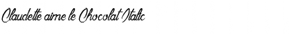 Download Claudette aime le Chocolat Font Download Claudette aime le Chocolat Font