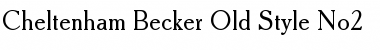 Download Cheltenham Becker Old Style No2 Font Download Cheltenham Becker Old Style No2 Font