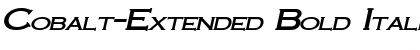 Download Cobalt-Extended Font Download Cobalt-Extended Font