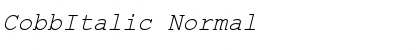 Download CobbItalic Font Download CobbItalic Font