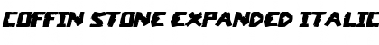 Download Coffin Stone Expanded Italic Font Download Coffin Stone Expanded Italic Font