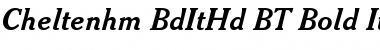 Download Cheltenhm BdItHd BT Font Download Cheltenhm BdItHd BT Font