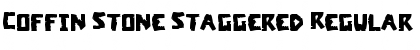 Download Coffin Stone Staggered Font Download Coffin Stone Staggered Font