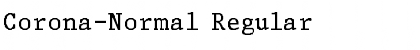 Download Corona-Normal Font Download Corona-Normal Font