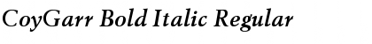 Download CoyGarr Bold Italic Font Download CoyGarr Bold Italic Font