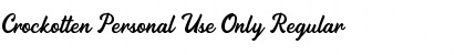 Download Crockotten Personal Use Only Font Download Crockotten Personal Use Only Font