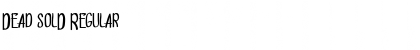 Download Dead solD Font Download Dead solD Font
