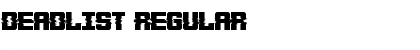 Download Deadlist Font Download Deadlist Font