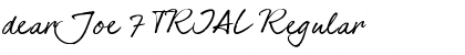 Download dearJoe 7 TRIAL Font Download dearJoe 7 TRIAL Font