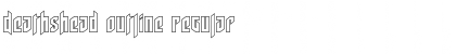 Download Deathshead Outline Font Download Deathshead Outline Font
