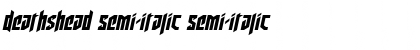 Download Deathshead Semi-Italic Font Download Deathshead Semi-Italic Font