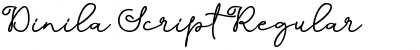 Download Dinila Script Font Download Dinila Script Font
