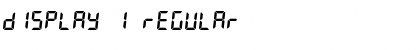 Download Display 1 Font Download Display 1 Font
