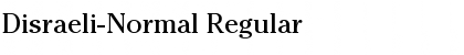 Download Disraeli-Normal Font Download Disraeli-Normal Font