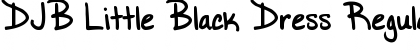 Download DJB Little Black Dress Font Download DJB Little Black Dress Font