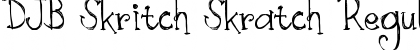 Download DJB Skritch Skratch Font Download DJB Skritch Skratch Font