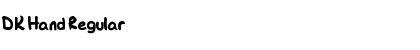 Download DK Hand Font Download DK Hand Font