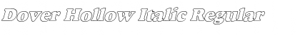 Download Dover Hollow Italic Font Download Dover Hollow Italic Font