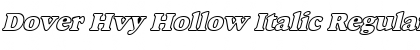 Download Dover Hvy Hollow Italic Font Download Dover Hvy Hollow Italic Font