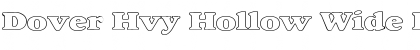 Download Dover Hvy Hollow Wide Font Download Dover Hvy Hollow Wide Font