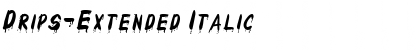 Download Drips-Extended Font Download Drips-Extended Font