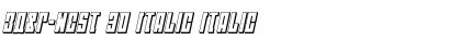 Download EAST-west 3D Italic Font Download EAST-west 3D Italic Font