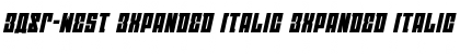 Download EAST-west Expanded Italic Font Download EAST-west Expanded Italic Font