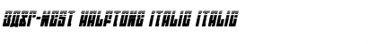 Download EAST-west Halftone Italic Font Download EAST-west Halftone Italic Font