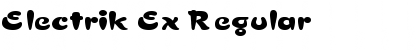 Download Electrik Ex Font Download Electrik Ex Font