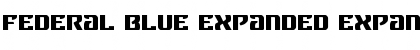 Download Federal Blue Expanded Font Download Federal Blue Expanded Font