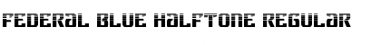 Download Federal Blue Halftone Font Download Federal Blue Halftone Font