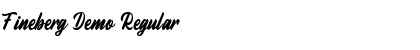 Download Fineberg Demo Font Download Fineberg Demo Font