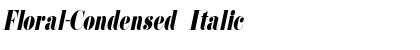 Download Floral-Condensed Font Download Floral-Condensed Font