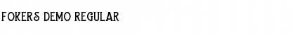 Download Fokers DEMO Font Download Fokers DEMO Font