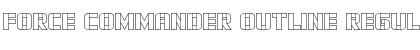 Download Force Commander Outline Font Download Force Commander Outline Font