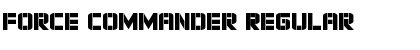 Download Force Commander Font Download Force Commander Font