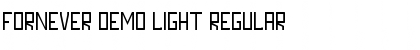 Download FORNEVER DEMO Light Font Download FORNEVER DEMO Light Font