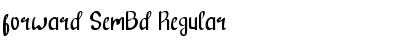 Download forward SemBd Font Download forward SemBd Font