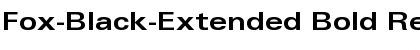 Download Fox-Black-Extended Bold Font Download Fox-Black-Extended Bold Font