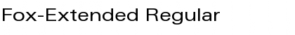 Download Fox-Extended Font Download Fox-Extended Font